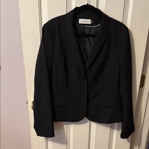 Calvin Klein Black Blazer Classic Suit Jacket